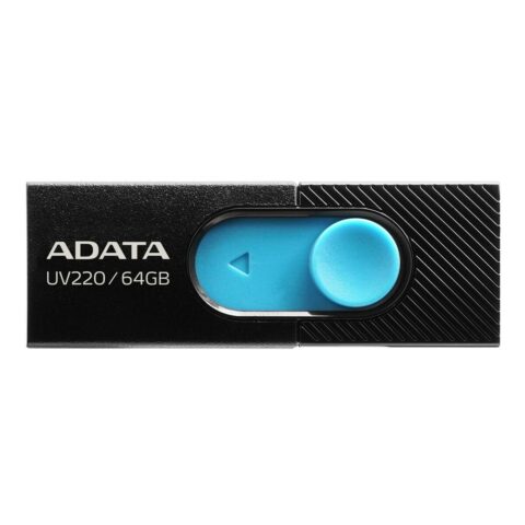 Στικάκι USB Adata UV220 Μαύρο/Μπλε 64 GB