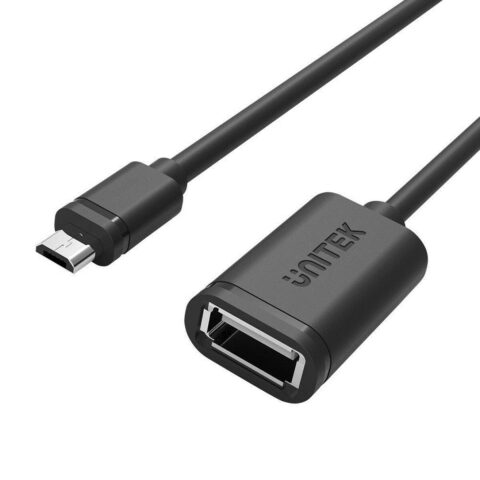 Αντάπτορας Micro USB σε USB Unitek Y-C438GBK Μαύρο 20 cm