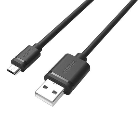 Micro USB Καλώδιο σε USB Unitek Y-C454GBK Μαύρο 50 cm
