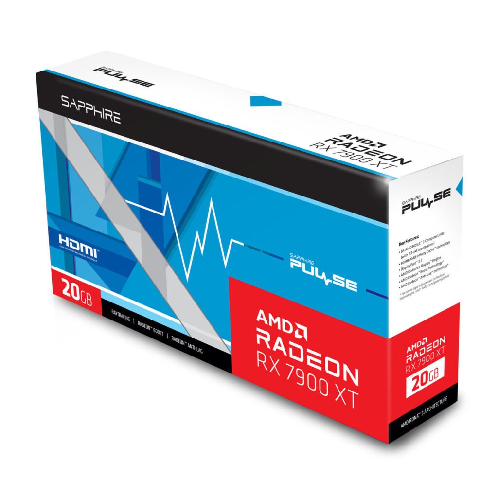 Κάρτα Γραφικών Sapphire Radeon RX 7900 XT AMD Radeon RX 7900 XT 20 GB Ram GDDR6