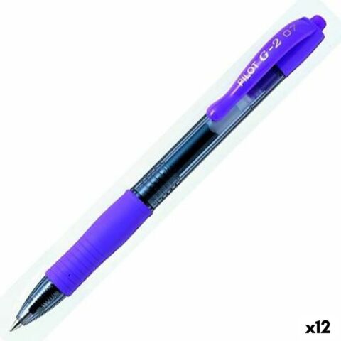 Στυλό με τζελ Pilot G-2 Βιολετί 0