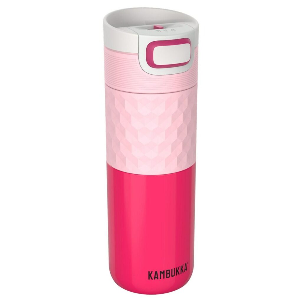 Φλιτζάνι Θέρμο με Καπάκι Kambukka Etna Grip Diva Ροζ Ανοξείδωτο ατσάλι 500 ml