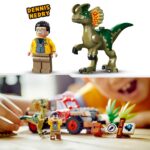 Playset Lego Jurassic Park 30th Anniversary 76958 Dilophosaurus Ambush 211 Τεμάχια