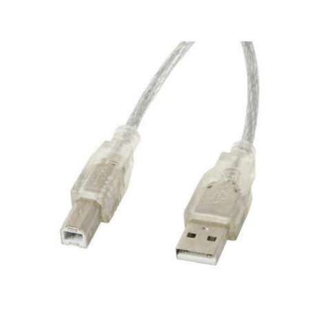 Καλώδιο USB A σε USB B Lanberg CA-USBA-12CC-0030-TR Εκτυπωτής Διαφανές 3 m (3 m)