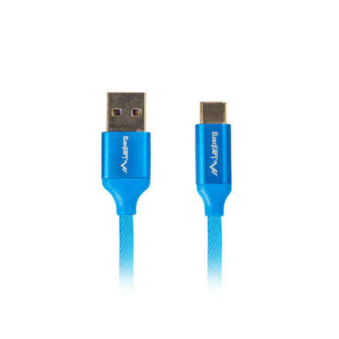 Καλώδιο USB A σε USB C Lanberg Quick Charge 3.0 Μπλε