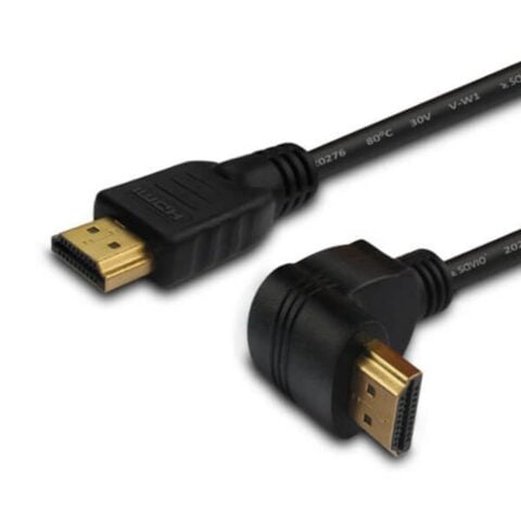 Καλώδιο HDMI Savio CL-108 Γωνία Μαύρο 1
