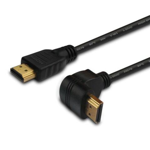 Καλώδιο HDMI Savio CL-04 Γωνία Μαύρο 1
