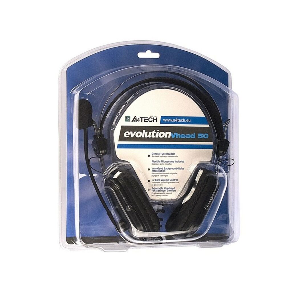 Ακουστικά με Μικρόφωνο A4 Tech EVO Vhead 50 Μαύρο