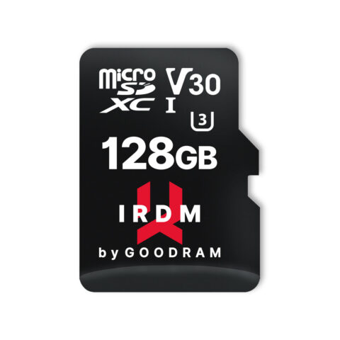 Κάρτα Μνήμης Micro SD με Αντάπτορα GoodRam IRDM M3AA 128 GB Μαύρο