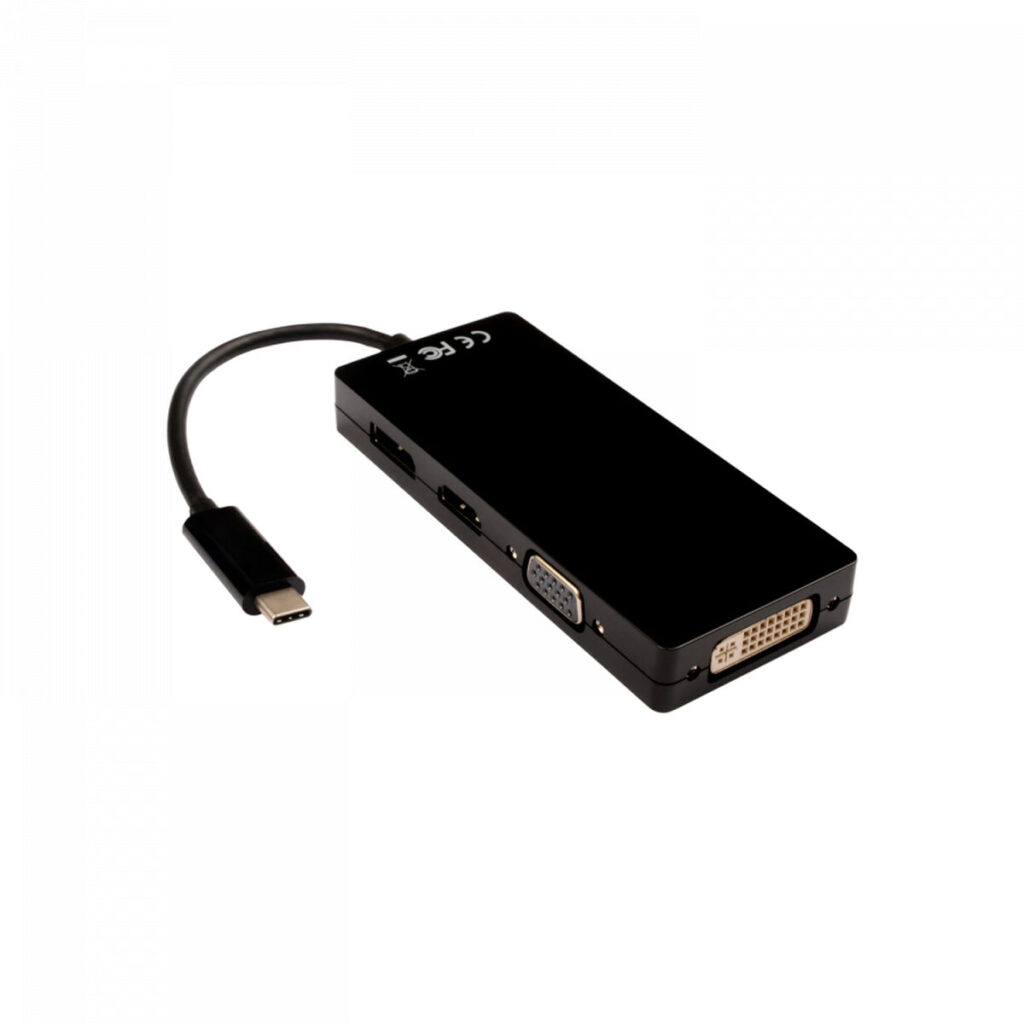 USB Hub V7 V7UC-DPHDVGADVI-BLK