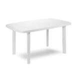 Βοηθητικό Τραπέζι IPAE Progarden 08330100 Λευκό Ρητίνη (72 x 137 x 85 cm )