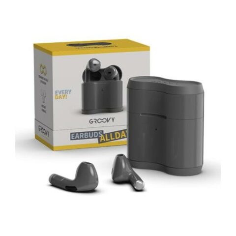 Ασύρματα Ακουστικά GROOVY Bluetooth Λευκό Γκρι
