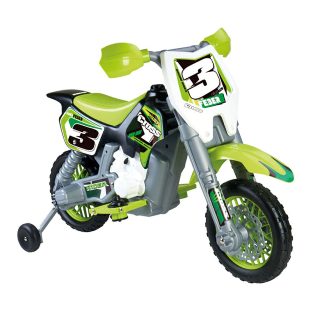Μοτοσικλέτα Feber Rider Cross 6 V Ηλεκτρικό Πράσινο (82 X 57 x 119 cm)