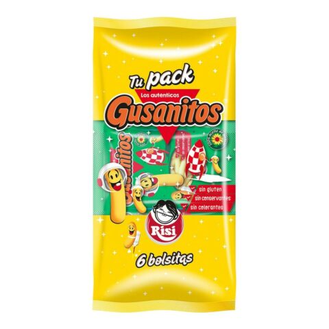 Snacks Risi Gusanitos Καλαμπόκι (6 x 18 g)