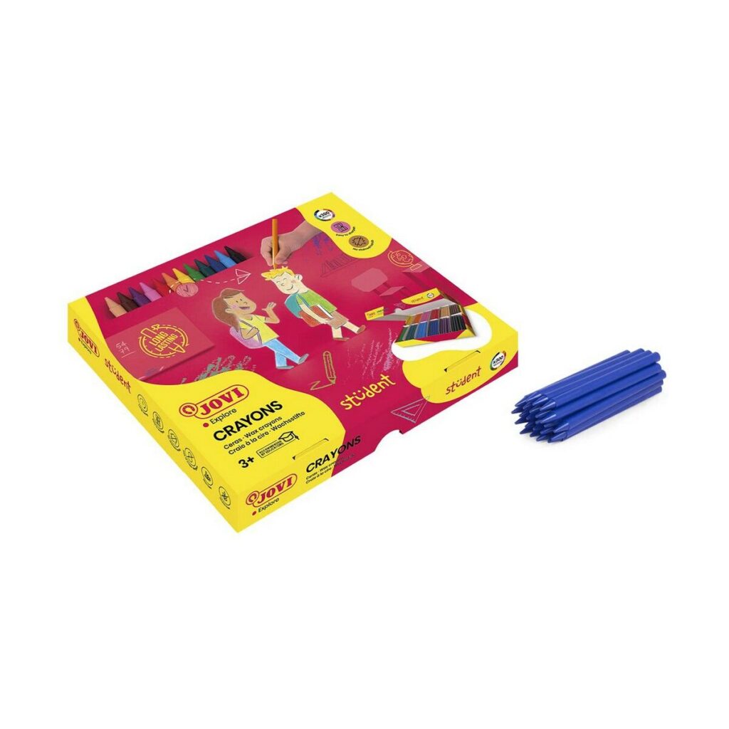 Χρωματιστά κεριά Jovi Plasticolor 300 Μονάδες Κουτί Πολύχρωμο