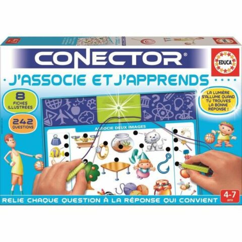 Εκπαιδευτικό παιχνίδι Educa Connector I associate and I learn (FR)