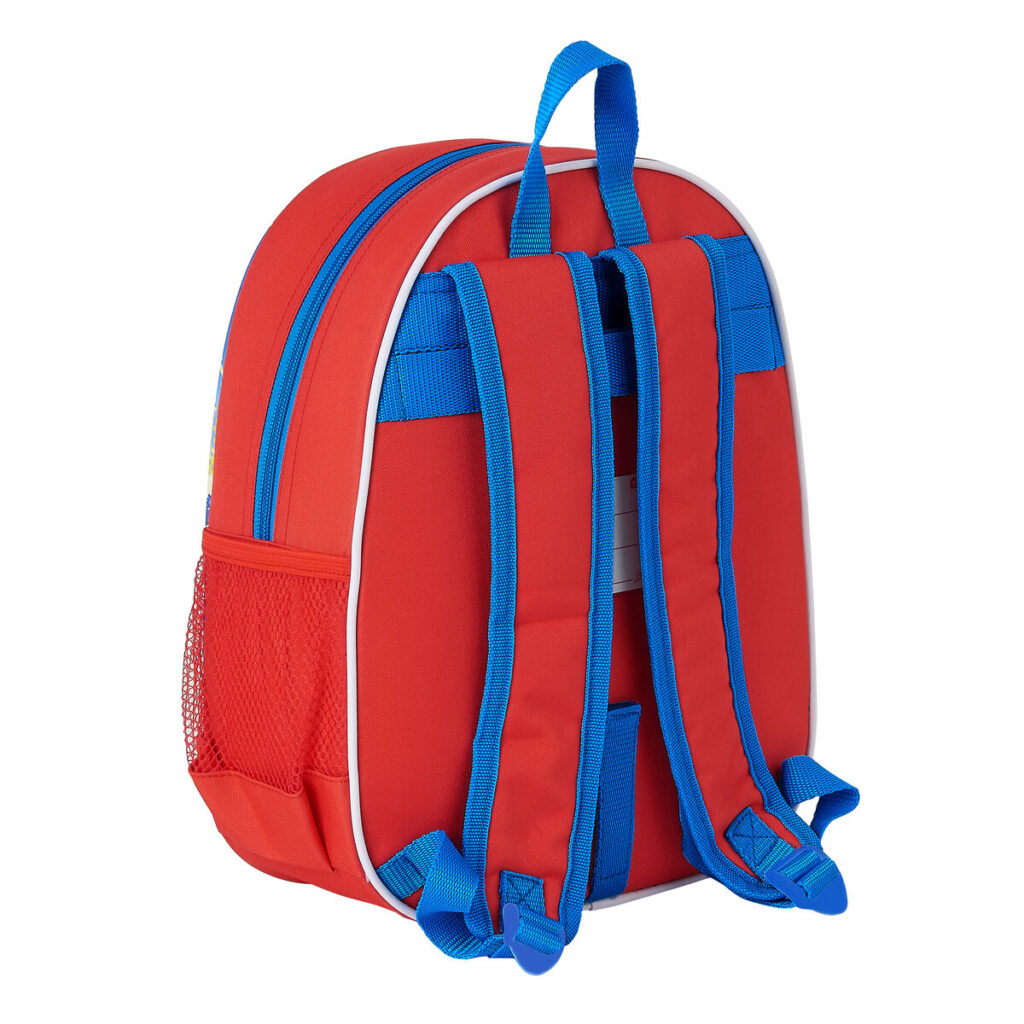 Παιδική Τσάντα 3D Spiderman M890 Κόκκινο Μπλε 27 x 32 x 10 cm
