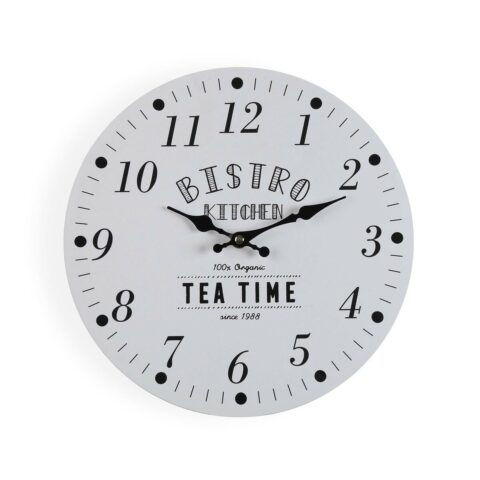 Ρολόι Τοίχου Versa Bistro Ξύλο 4 x 30 x 30 cm