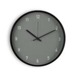 Ρολόι Τοίχου Versa Γκρι Κρυστάλλινο Πλαστική ύλη 4 x 30 x 30 cm