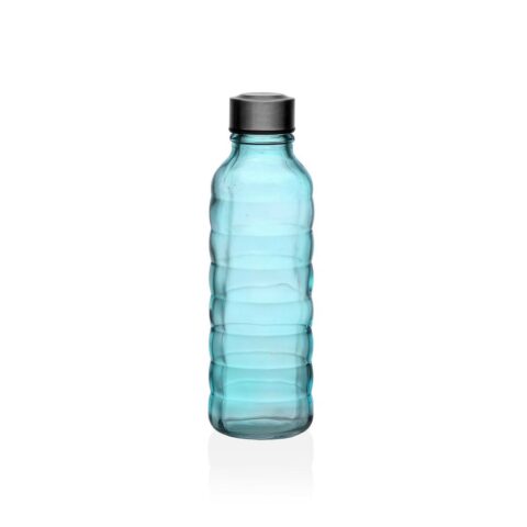 Μπουκάλι Versa 500 ml Μπλε Γυαλί Αλουμίνιο 7 x 22