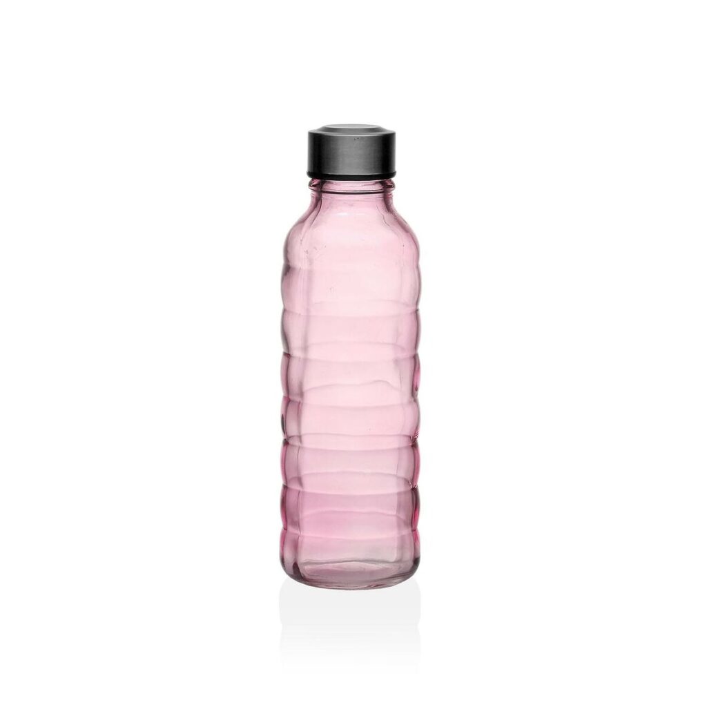 Μπουκάλι Versa 500 ml Ροζ Γυαλί Αλουμίνιο 7 x 22