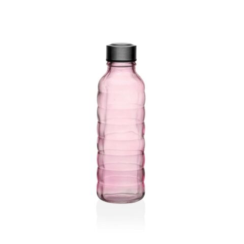 Μπουκάλι Versa 500 ml Ροζ Γυαλί Αλουμίνιο 7 x 22