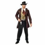 Αποκριάτικη Στολή για Ενήλικες Limit Costumes cowboy 4 Τεμάχια Καφέ