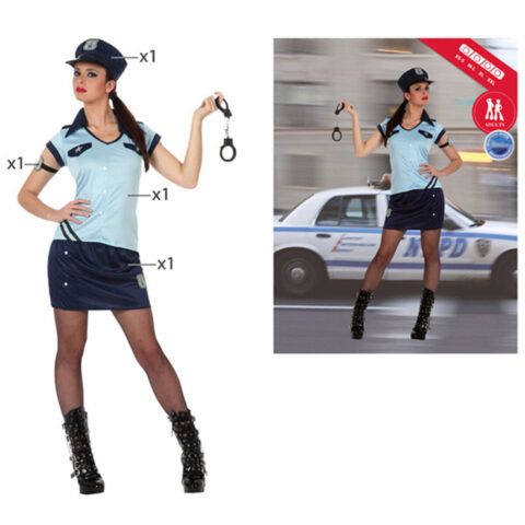 Αποκριάτικη Στολή για Ενήλικες 2786 Γυναίκα Αστυνόμος (XL)