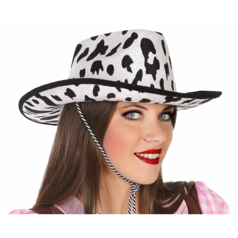 Kαπέλο Cowboy Ρυθμιζόμενο λουρί λαιμού Αγελάδα Λευκό Ινδιάνος