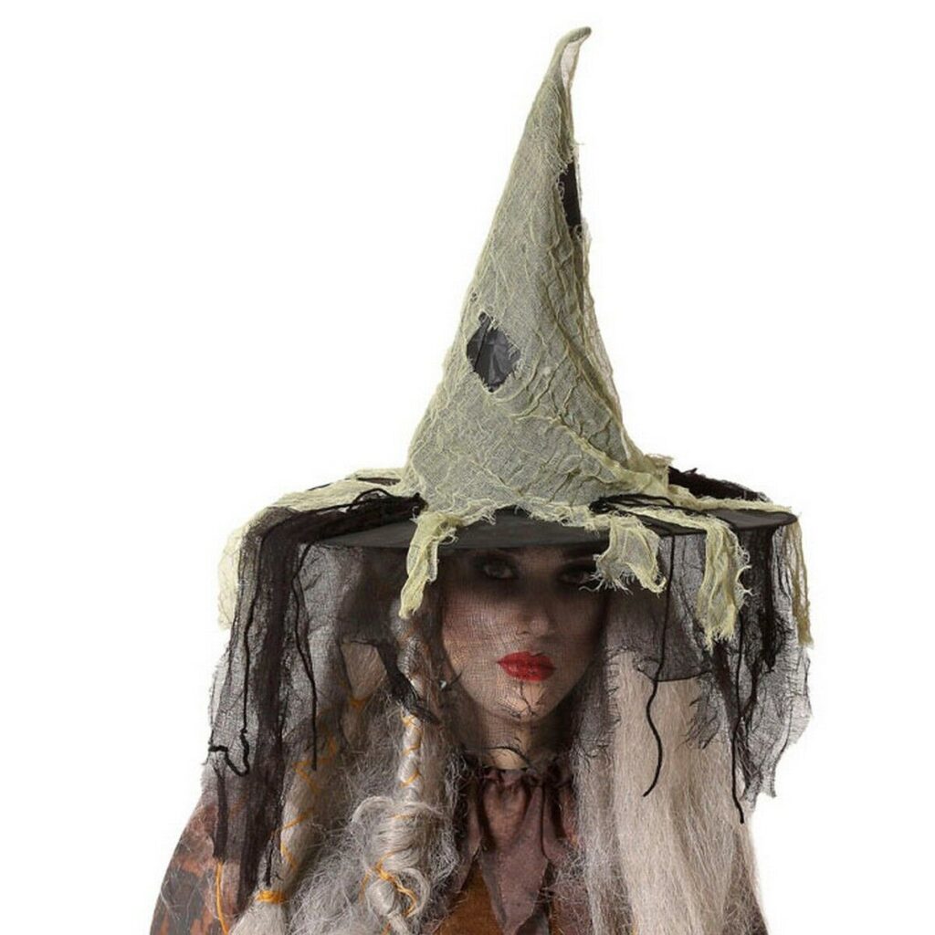 Καπέλο Μάγισσα Καλυμμένος με το ύφασμα