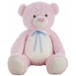 Αρκουδάκι Jumbo Ροζ 140 cm