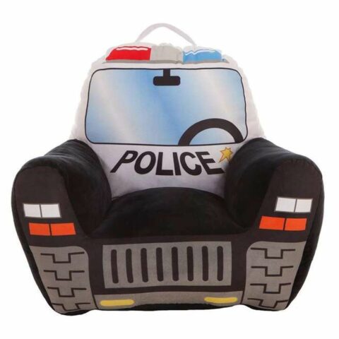 Παιδική Πολυθρόν Αστυνομικό Αυτοκίνητο 52 x 48 x 51 cm Μαύρο Ακρυλικό (52 x 48 x 51 cm)