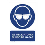 Ταμπέλα Normaluz Es obligatorio el uso de gafas PVC