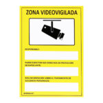 Ταμπέλα Normaluz Zona videovigilada PVC (15 x 20 cm)