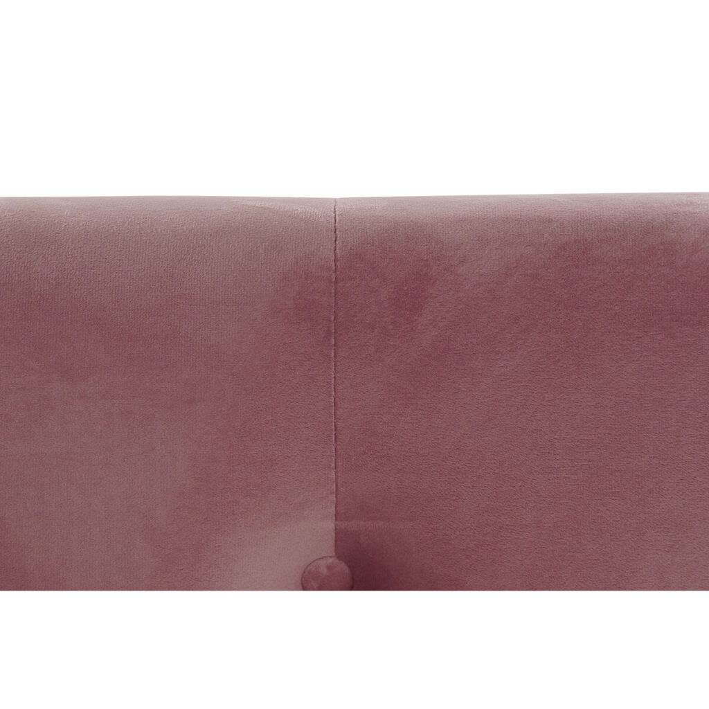Κρεβάτι DKD Home Decor Ξύλο Μέταλλο Ροζ 180 x 200 cm 187 x 210 x 137 cm