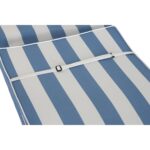 Μαξιλάρι για αποκλινόμενη πολυθρόνα DKD Home Decor Αιώρα Λευκό Sky μπλε 190 x 60 x 5 cm