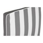 Μαξιλάρι για αποκλινόμενη πολυθρόνα DKD Home Decor Αιώρα Λευκό Γκρι 190 x 60 x 5 cm
