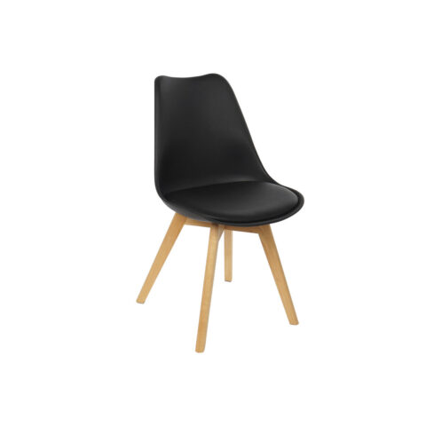 Καρέκλα DKD Home Decor Μαύρο 48 x 55 x 83 cm