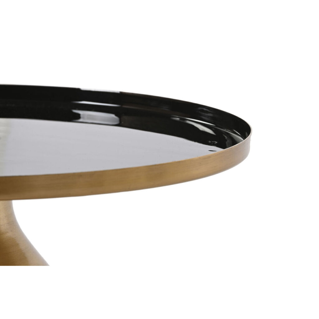 Βοηθητικό Τραπέζι DKD Home Decor Μαύρο Χρυσό Μέταλλο 40 x 40 x 52 cm
