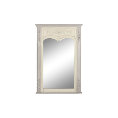 Τοίχο καθρέφτη Home ESPRIT Ανοιχτό Γκρι Ξύλο από Μάνγκο 96