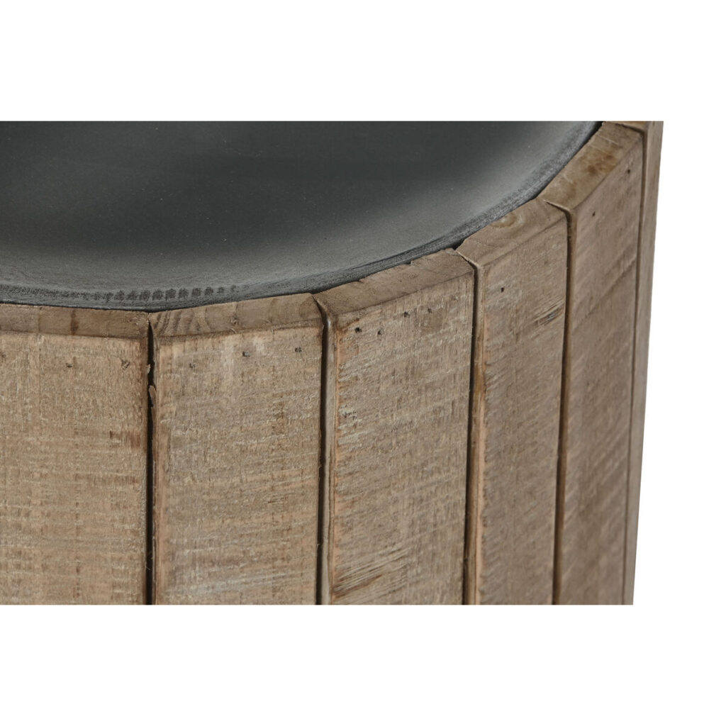 Βοηθητικό Τραπέζι Home ESPRIT Φυσικό Έλατο Ξύλο MDF 36 x 36 x 45 cm
