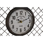 Ρολόι Τοίχου Home ESPRIT Σκούρο γκρίζο πολυπροπυλένιο Σίδερο 93 x 5 x 42 cm
