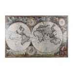 Πίνακας Home ESPRIT Παγκόσμιος Χάρτης Vintage 180 x 0