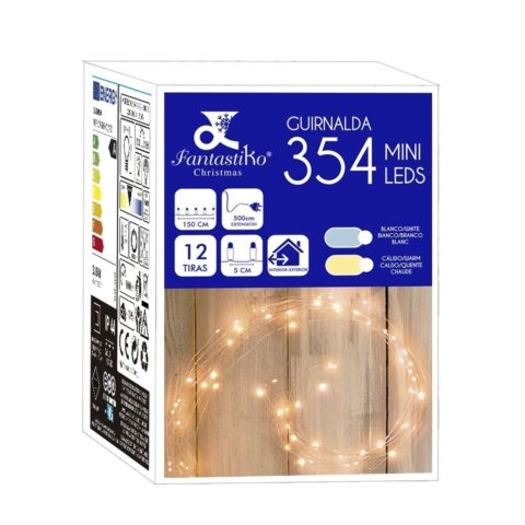 Λωρίδα φώτων LED Πολύχρωμο 6 W Χριστουγεννιάτικο στεφάνι 6