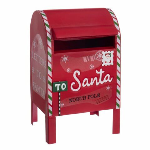 Χριστουγεννιάτικο Στολίδι Κόκκινο Μέταλλο Γραμματοκιβώτιο 20