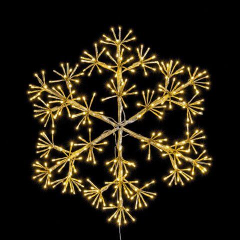 Χριστουγεννιάτικο Στολίδι LED Χρυσό 6 W Νιφάδες χιονιού