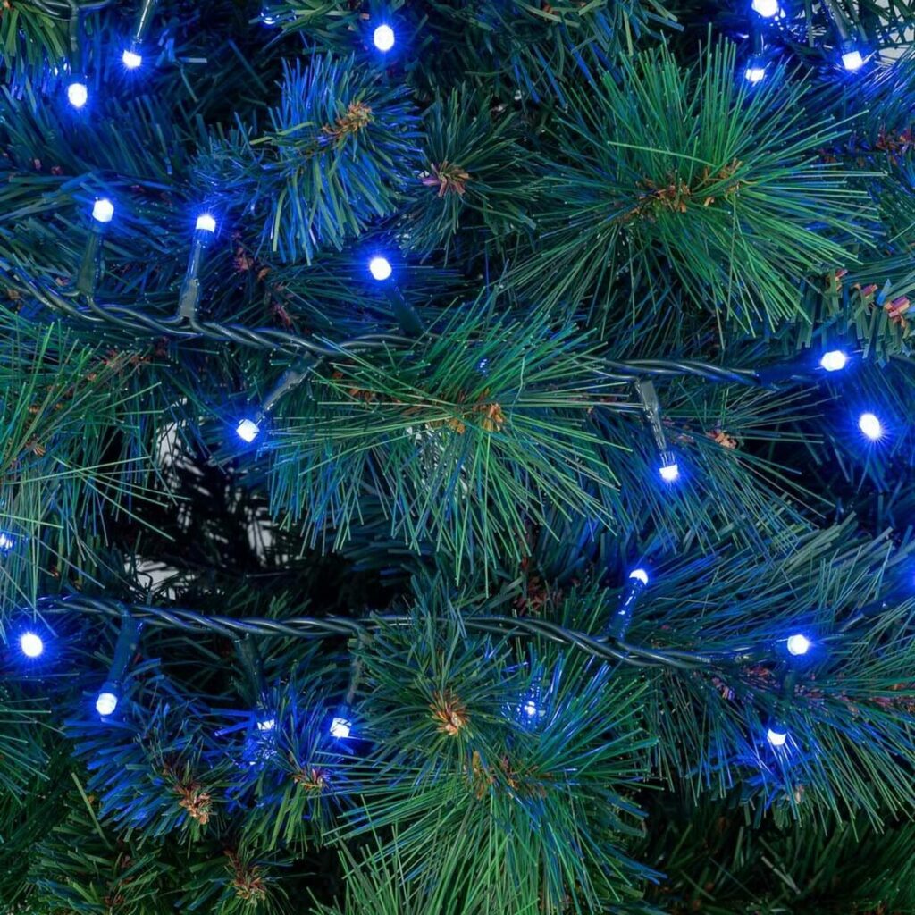 Γιρλάντα Φωτισμού LED 25 m Μπλε Λευκό 6 W Χριστουγεννιάτικο στεφάνι