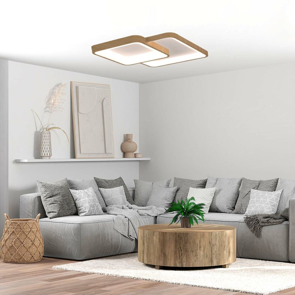 Φωτιστικό Οροφής LED KSIX Phenomena 45 W 3000k - 6000k 45 x 45 x 10 cm