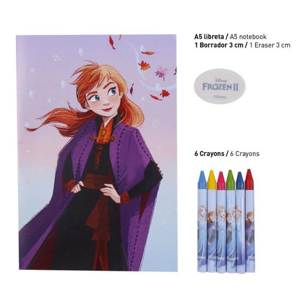 Σετ Χαρτικών Frozen Λιλά (16 pcs)