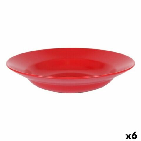 Βαθύ Πιάτο 158888 Κόκκινο 29 x 6 cm Κεραμικά (x6)